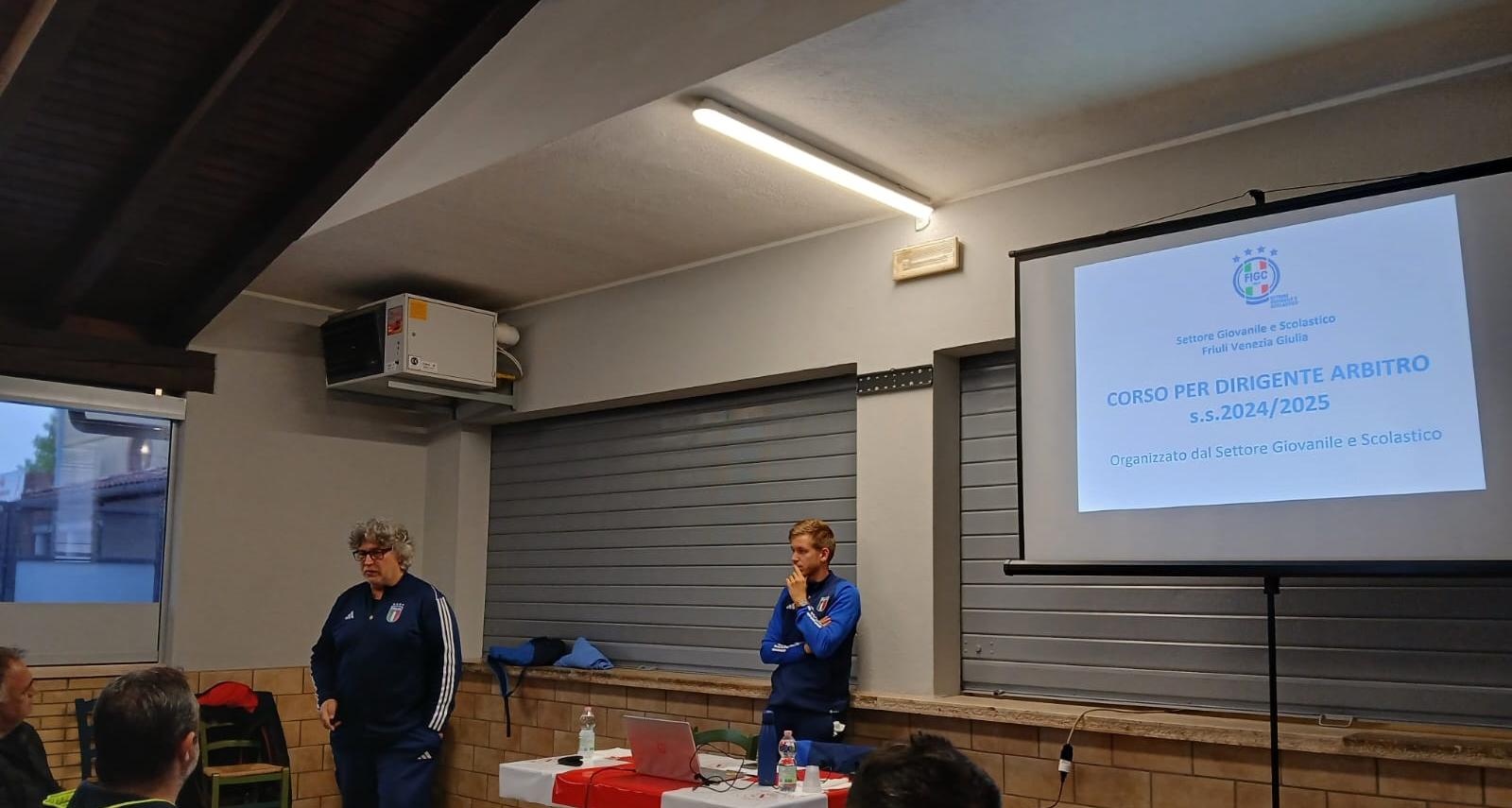 Corsi Dirigente Arbitro - ottobre 2025