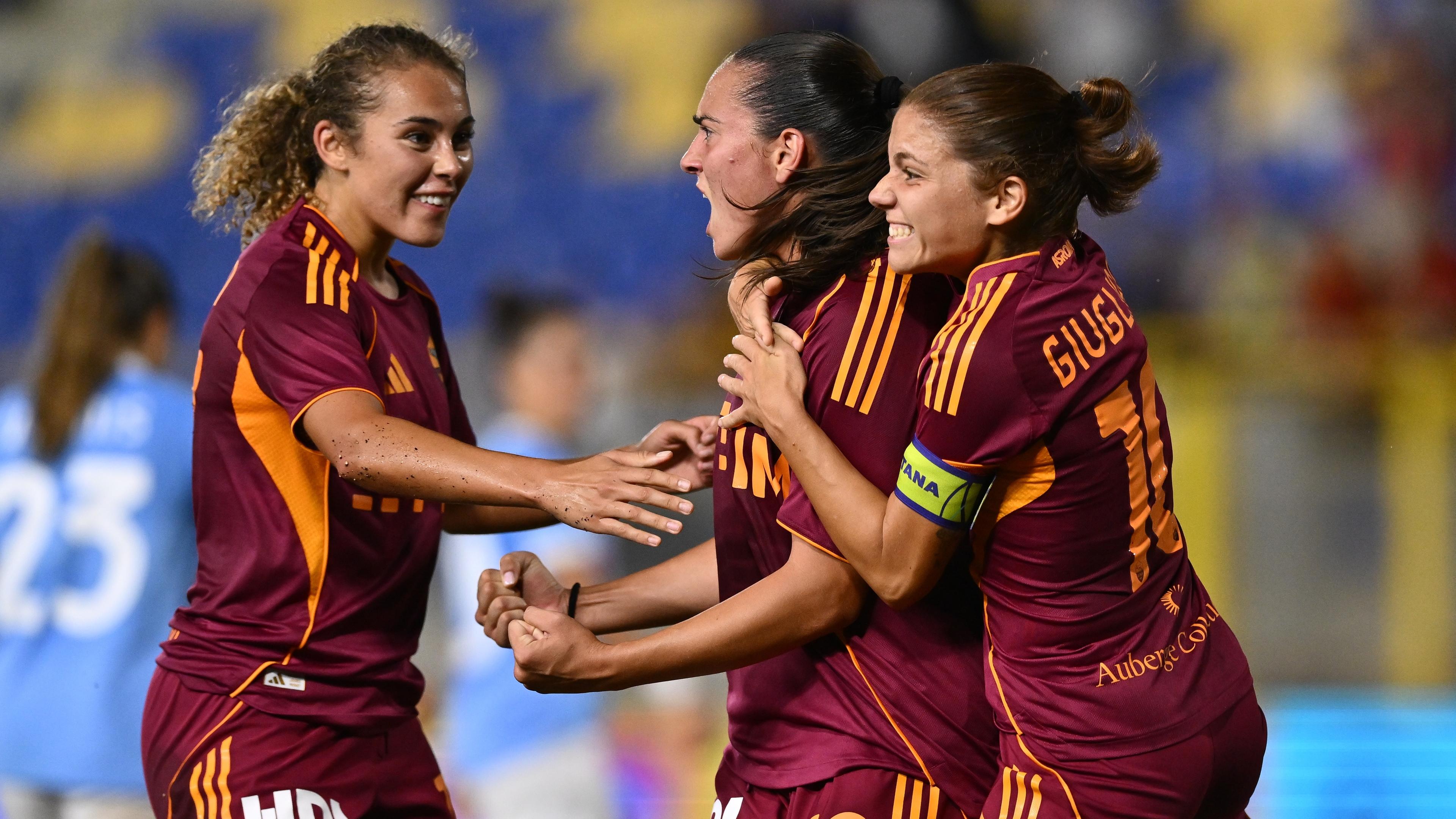 Anche il derby femminile premia la Roma: Haavi-Corelli-Viens, Lazio battuta 3-0. Mercoledì Juventus-Inter su Sky Sport Uno e NOW