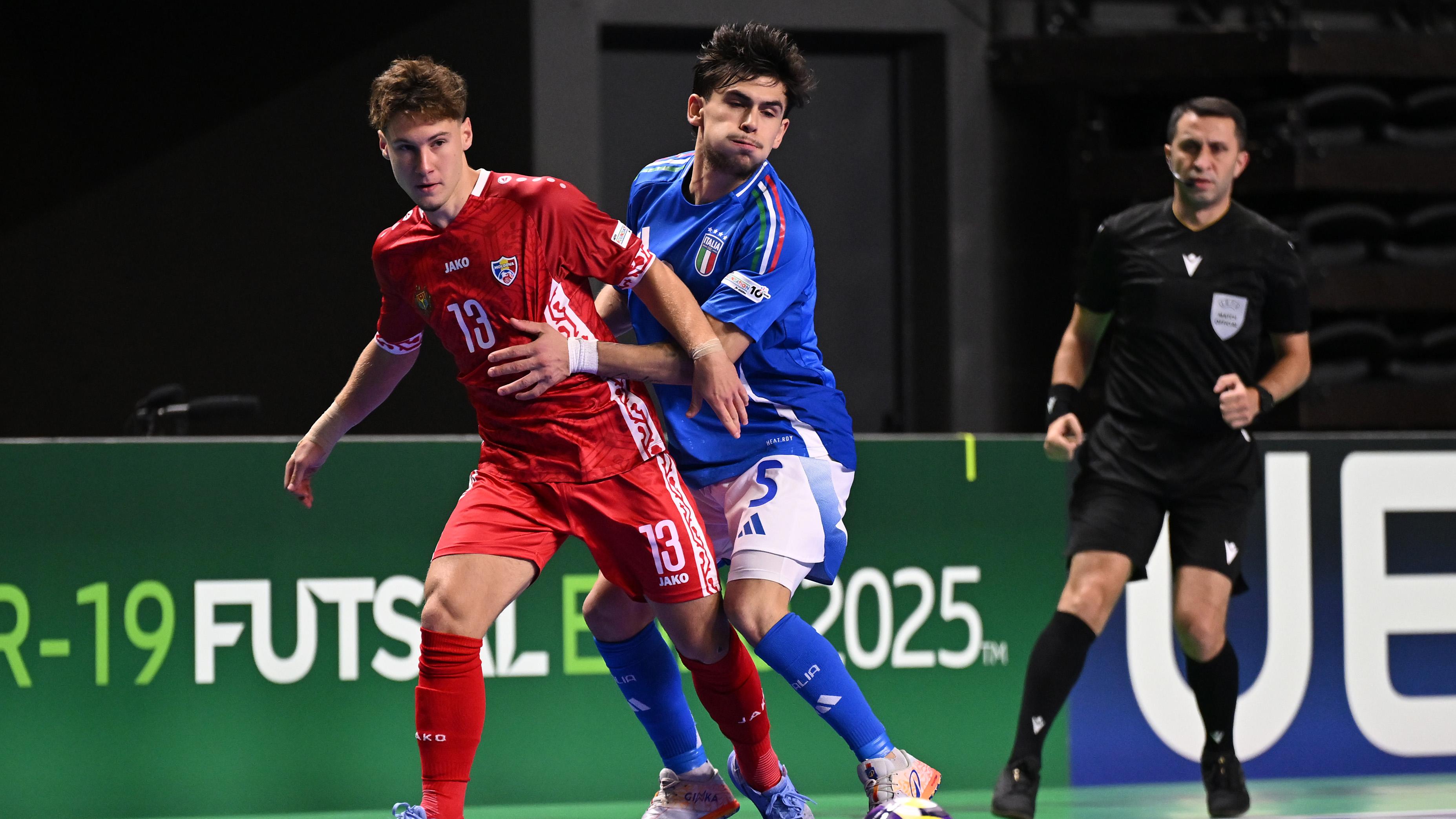 Gli Azzurrini battono un colpo: 7-2 alla Moldova. Mercoledì l’Ucraina vale il pass per la semifinale