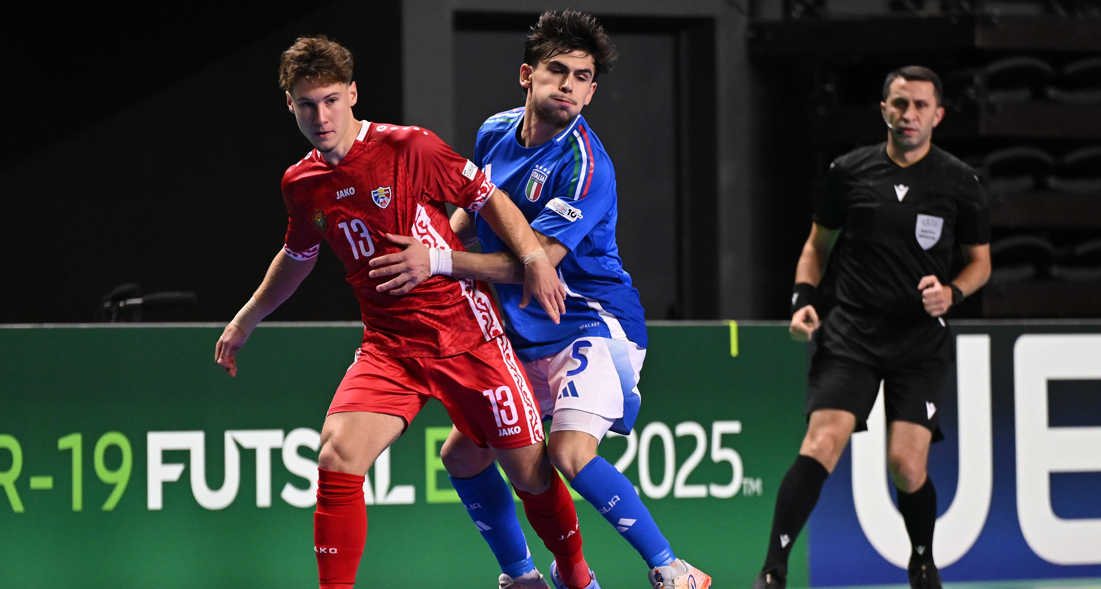 Gli Azzurrini battono un colpo: 7-2 alla Moldova. Mercoledì l’Ucraina vale il pass per la semifinale