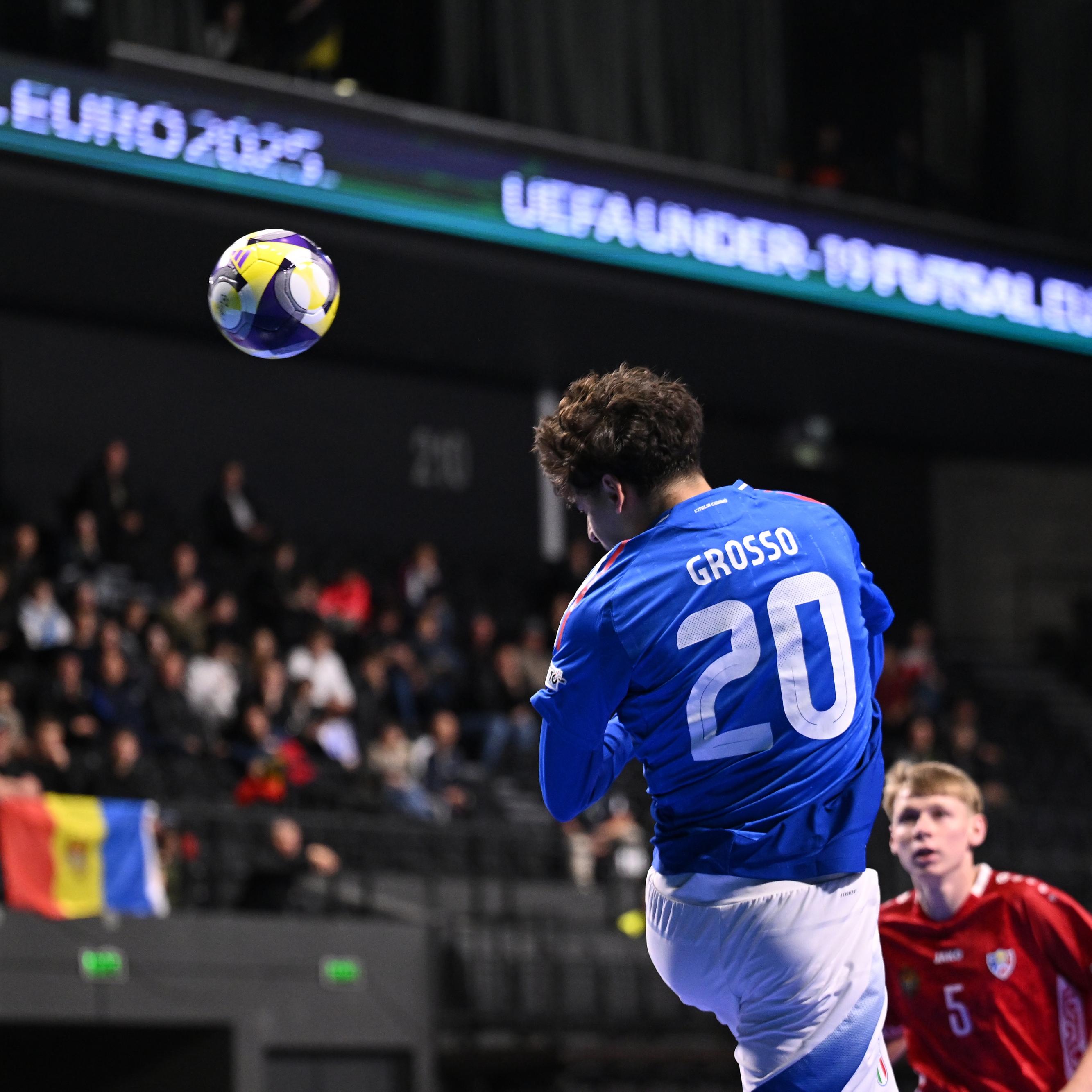 EURO Futsal Under-19, l'Italia batte 7-2 la Moldova