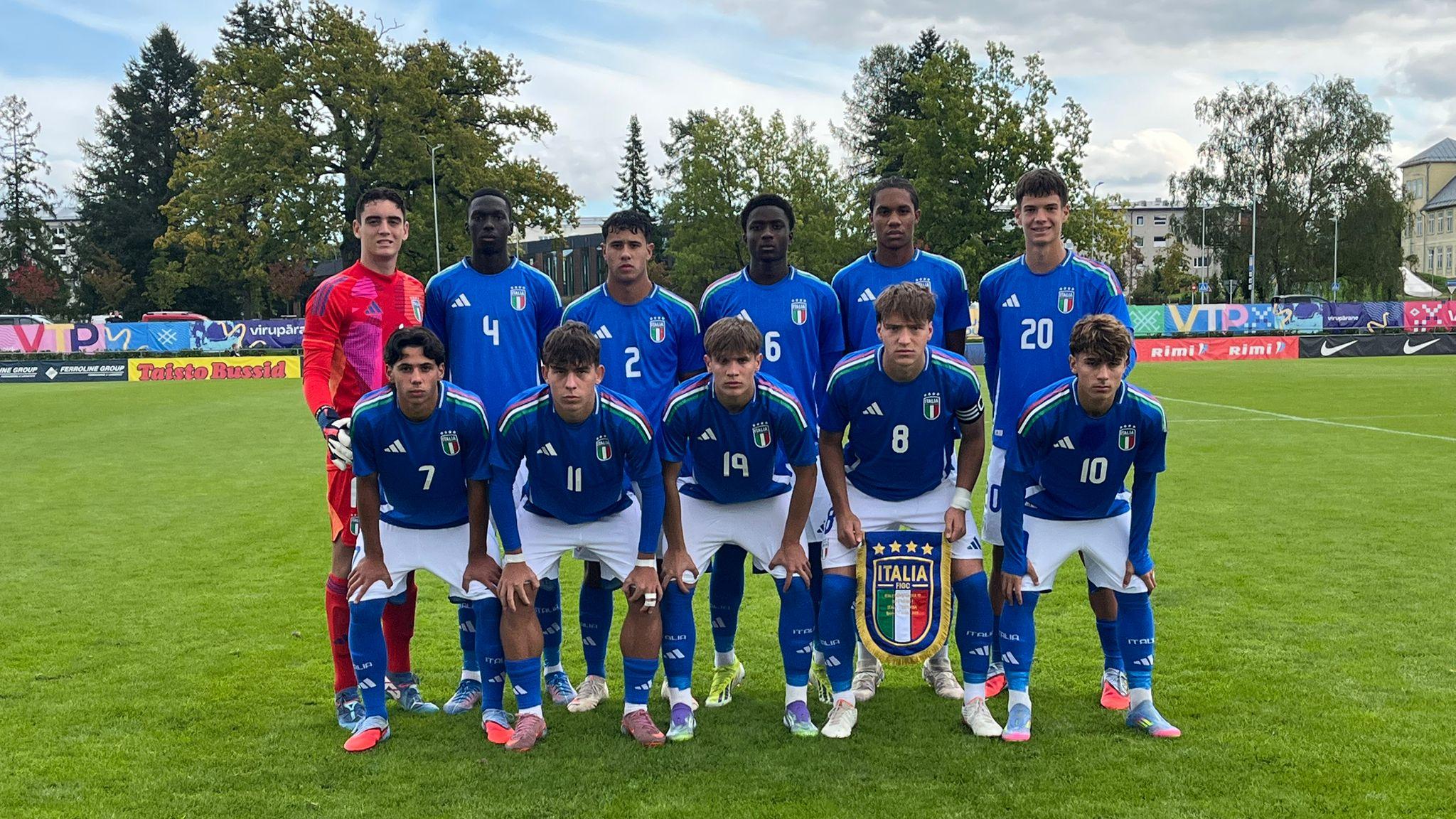 Azzurrini da favola: 8-1 all’Estonia all’esordio. Franceschini: “Fondamentale partire bene”
