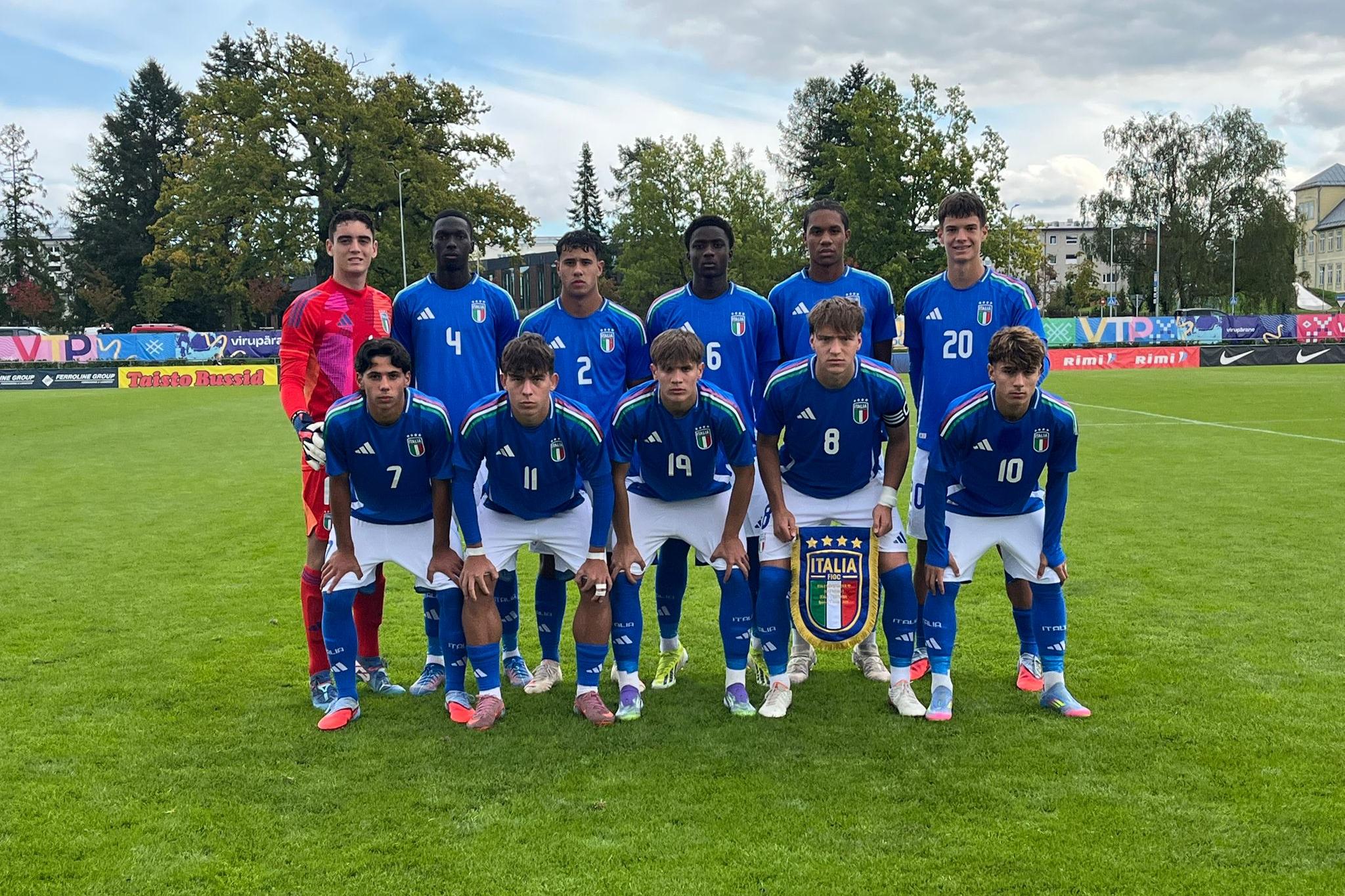 Azzurrini da favola: 8-1 all’Estonia all’esordio. Franceschini: “Fondamentale partire bene”