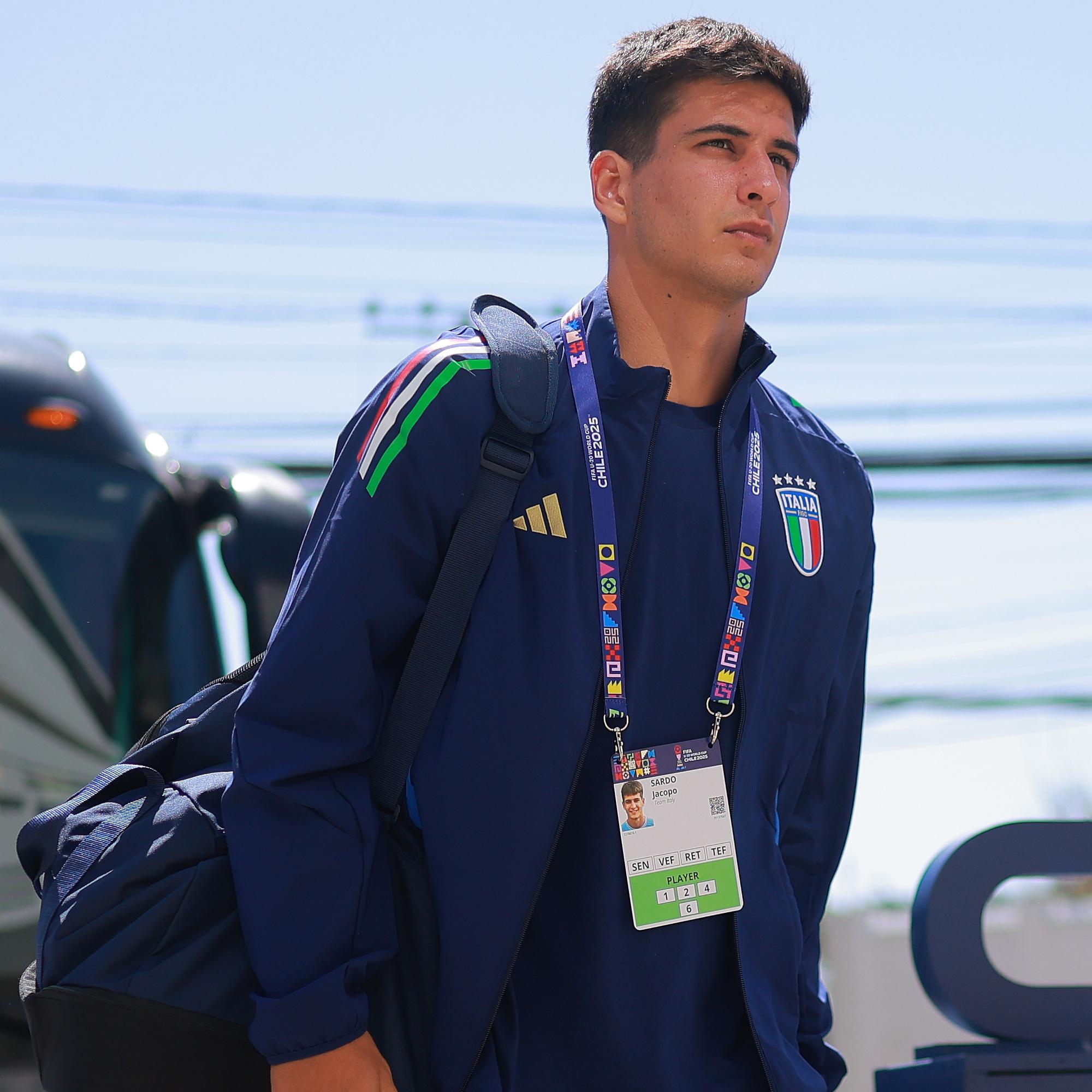 Jacopo Sardo, centrocampista della Nazionale Under 20