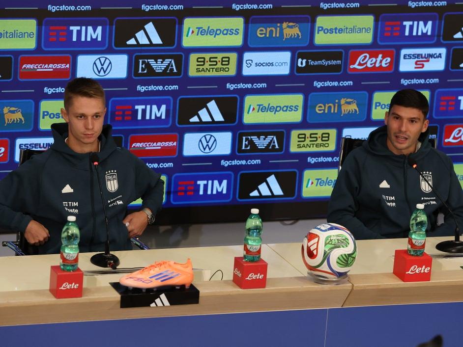 A Coverciano la conferenza stampa di Nicolò Cambiaghi e Hans Nicolussi Caviglia
