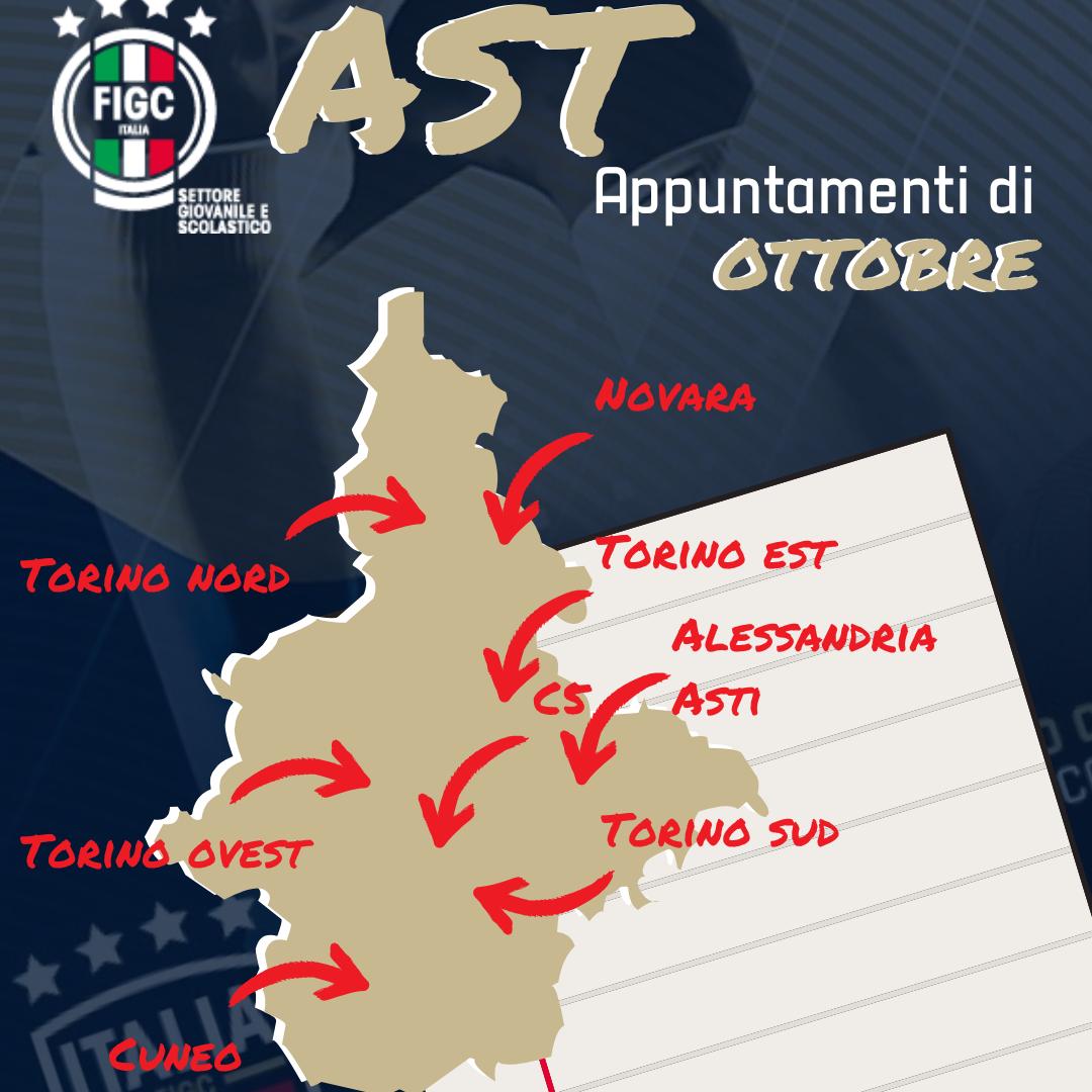 Le uscite AST del mese di Ottobre