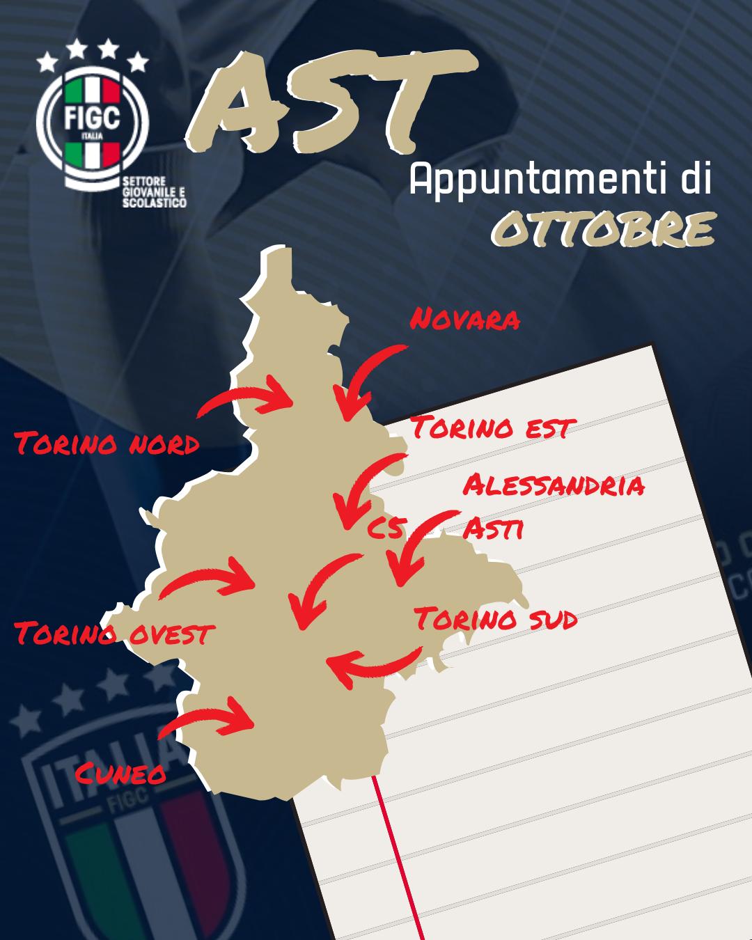 Le uscite AST del mese di Ottobre