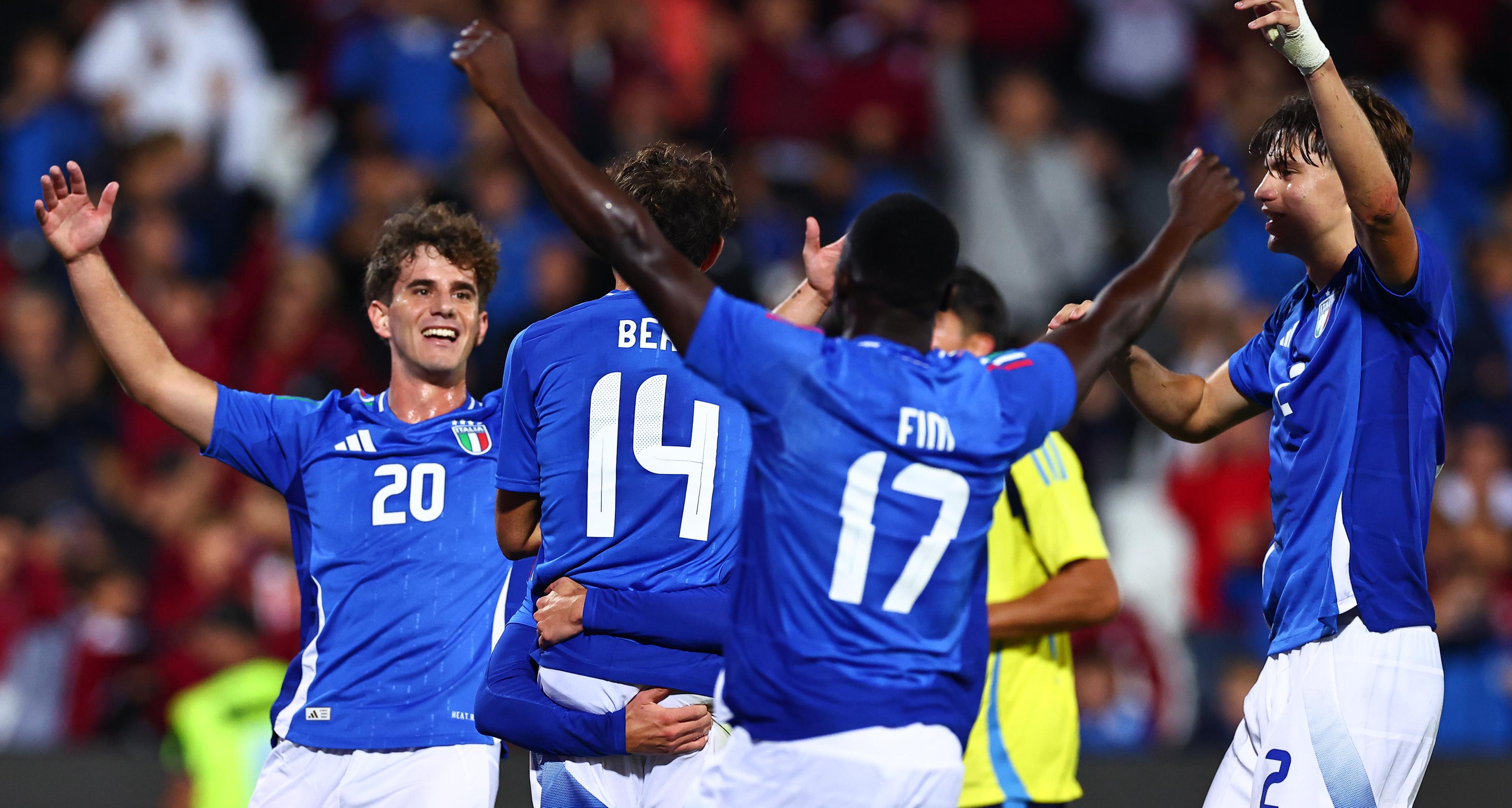 Nazionale Under 21 – Italia, sei uno spettacolo! A Cesena poker alla Svezia, Azzurrini ancora a punteggio pieno