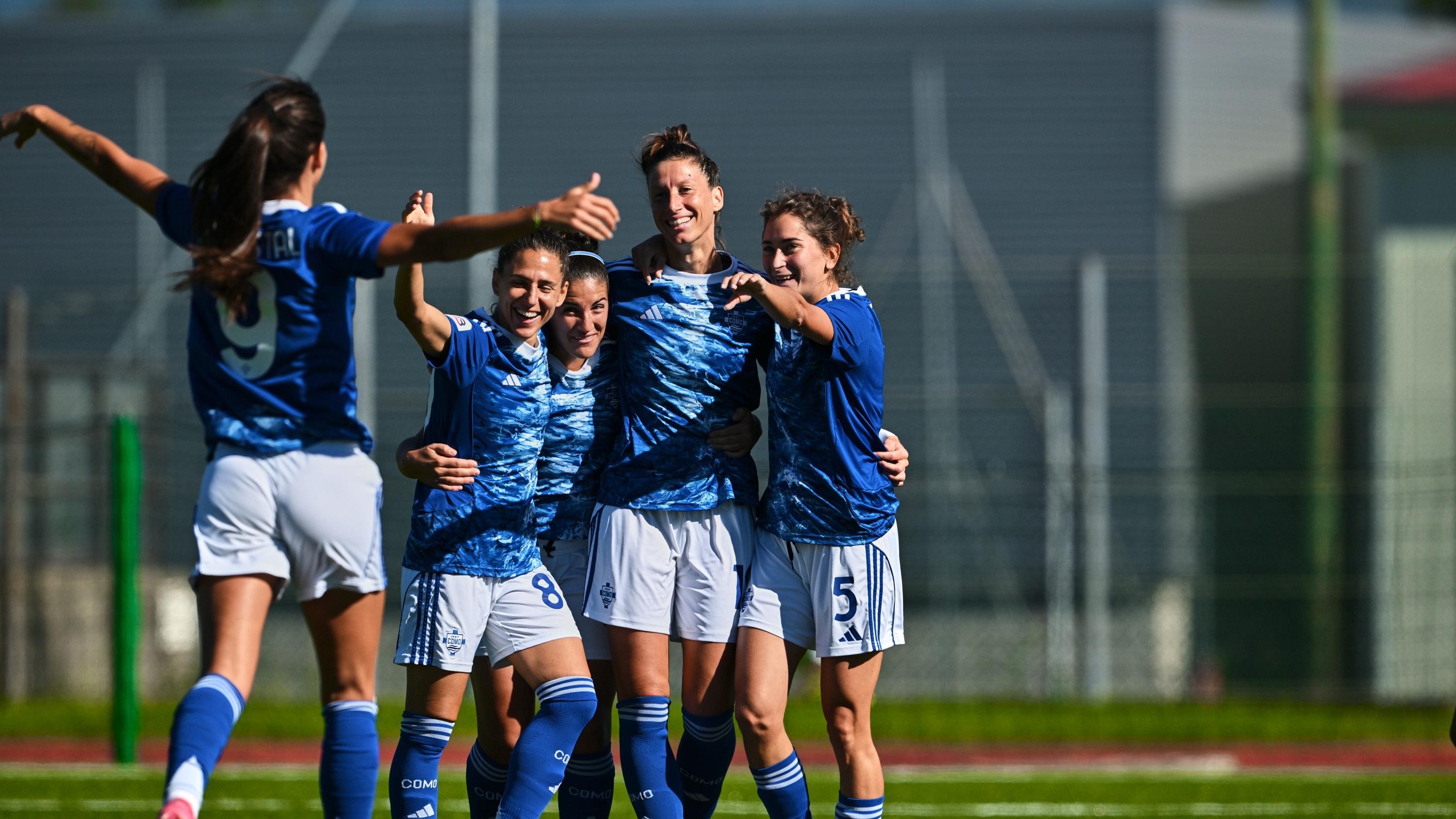 Como 1907, tre punti d'oro contro la Res Donna Roma