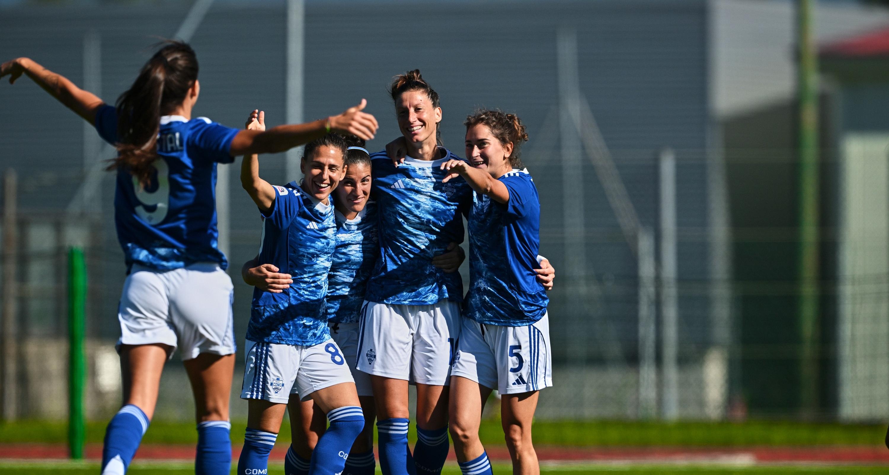 Como 1907, tre punti d'oro contro la Res Donna Roma