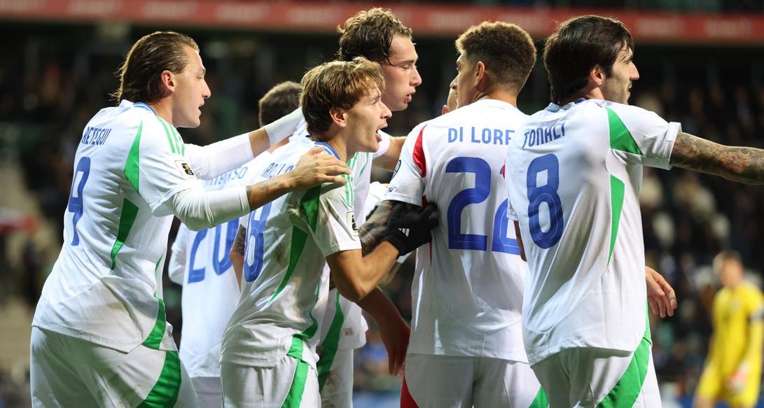 L'Italia batte 3-1 l'Estonia con i gol dei suoi attaccanti: le firme di Kean, Retegui e Pio Esposito