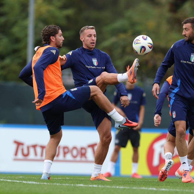 Verso il match con Israele: allenamento per la Nazionale al centro sportivo 'D.Bruseschi' di Udine