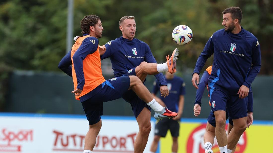 Verso il match con Israele: allenamento per la Nazionale al centro sportivo 'D.Bruseschi' di Udine