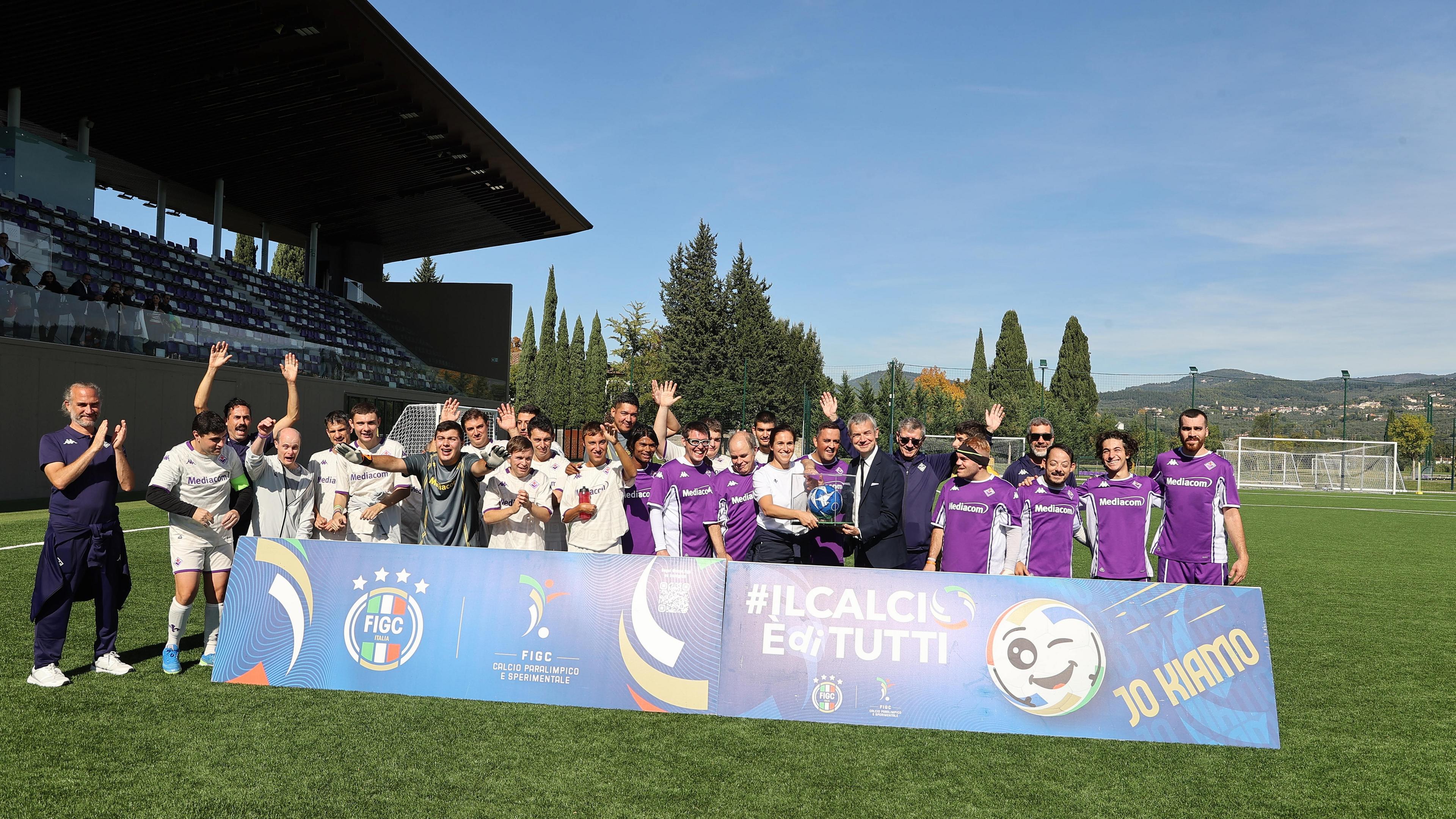Che bella giornata al Viola Park! Prima i Test Match della Toscana, poi il panel sulla salute mentale