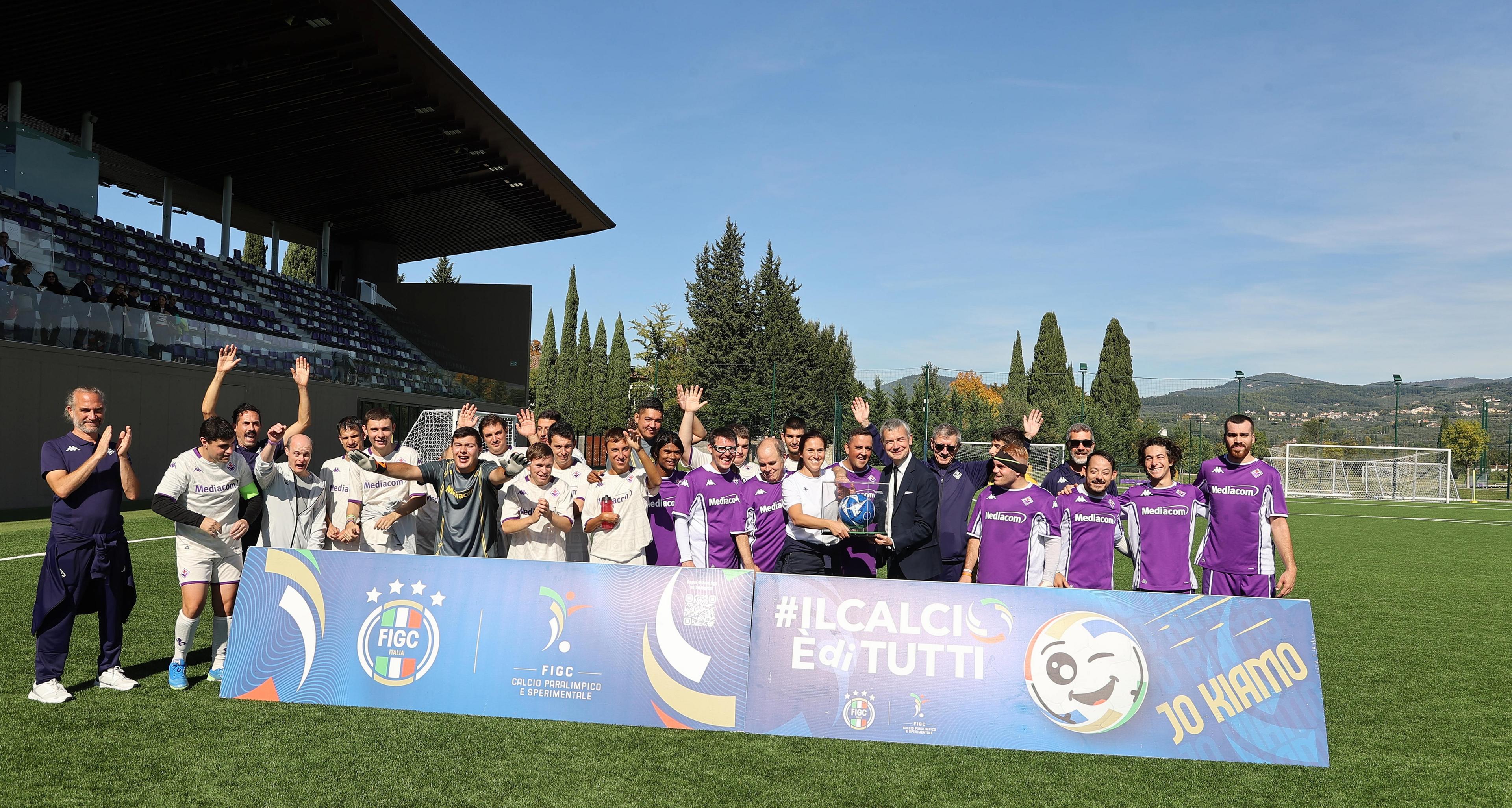 Che bella giornata al Viola Park! Prima i Test Match della Toscana, poi il panel sulla salute mentale