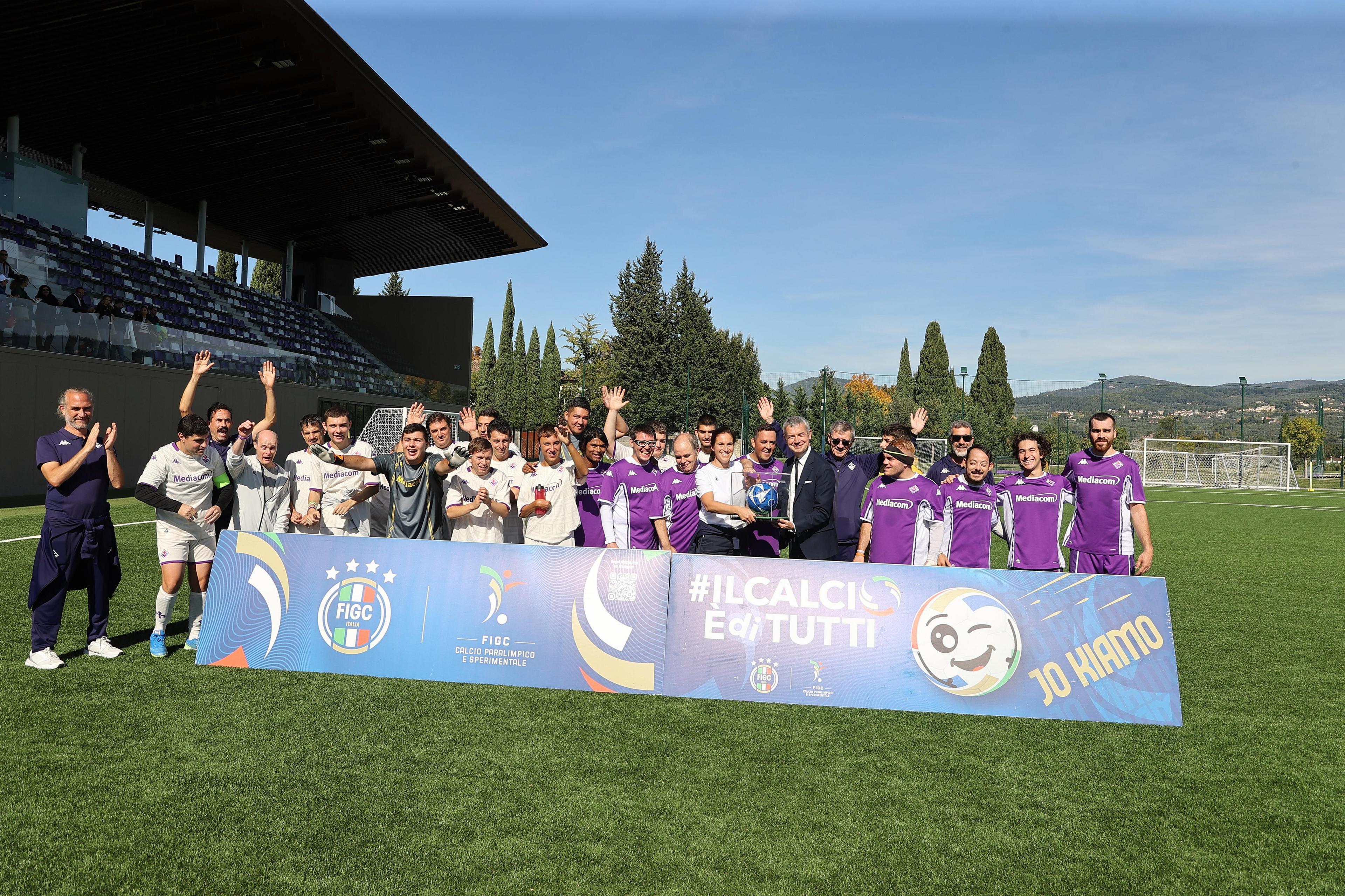 Che bella giornata al Viola Park! Prima i Test Match della Toscana, poi il panel sulla salute mentale