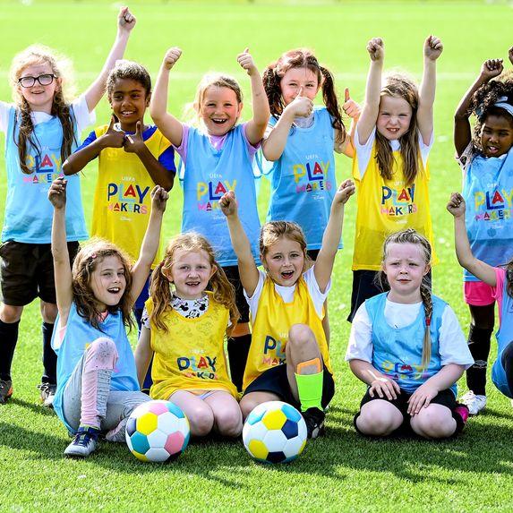 Calcio di base femminile tra sport e fantasia: al via la sesta edizione di UEFA Playmakers