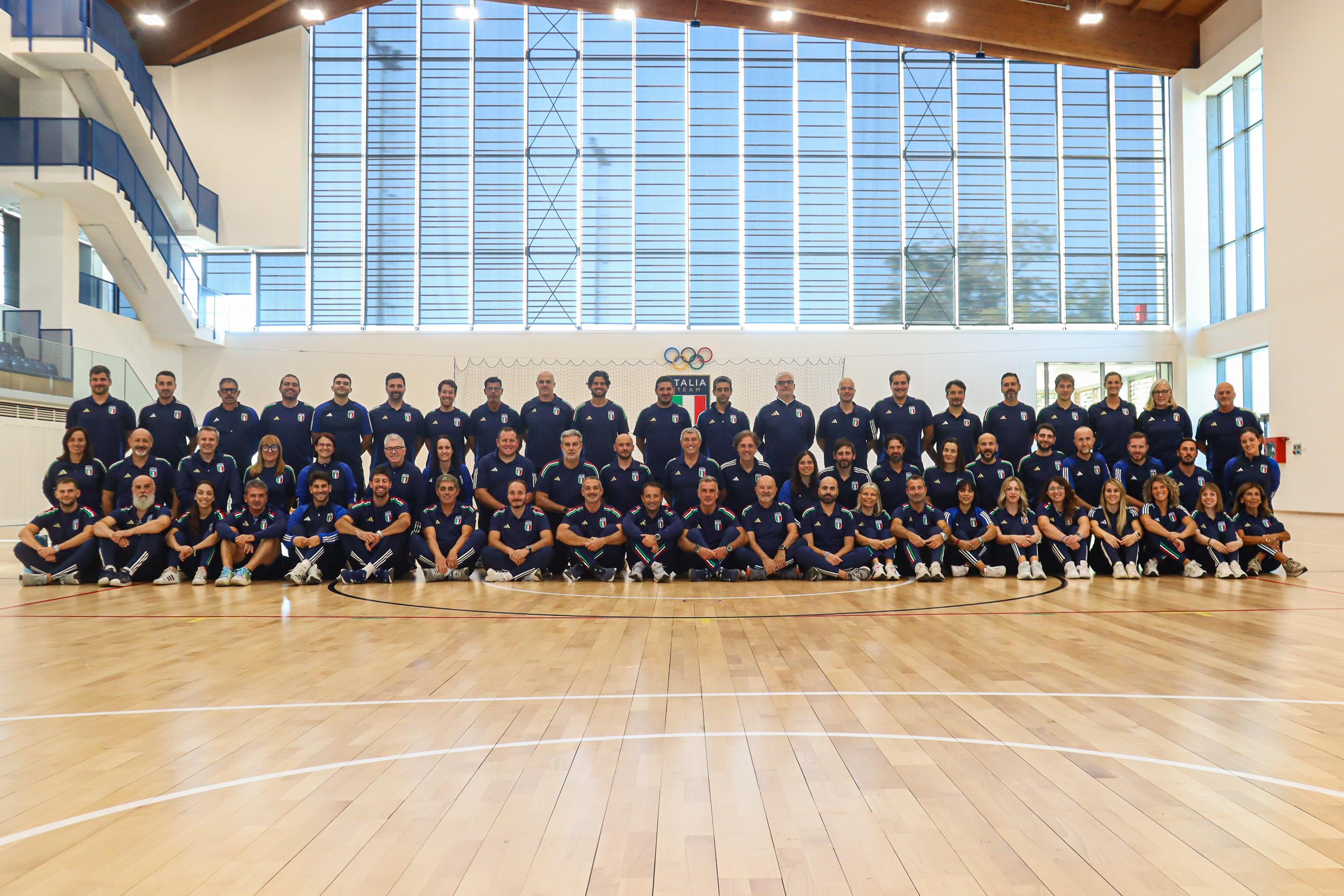 Tutti i partecipanti al Workshop Nazionale del Settore Giovanile e Scolastico, andato in scena dal 10 al 12 ottobre al Centro di Preparazione Olimpica Acqua Acetosa \\'Giulio Onesti\\' di Roma