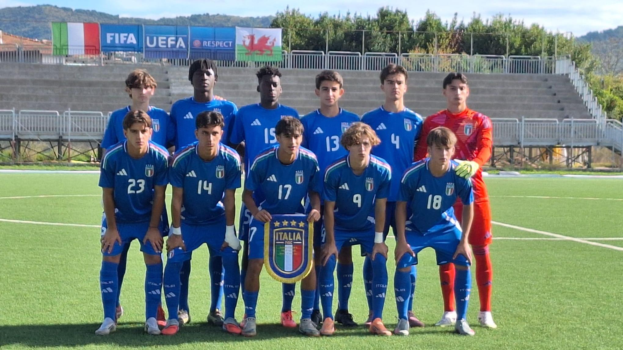 Grande Italia a Ferentino: 3-2 al Galles Under 17. Pasqual: “Bilancio più che positivo”