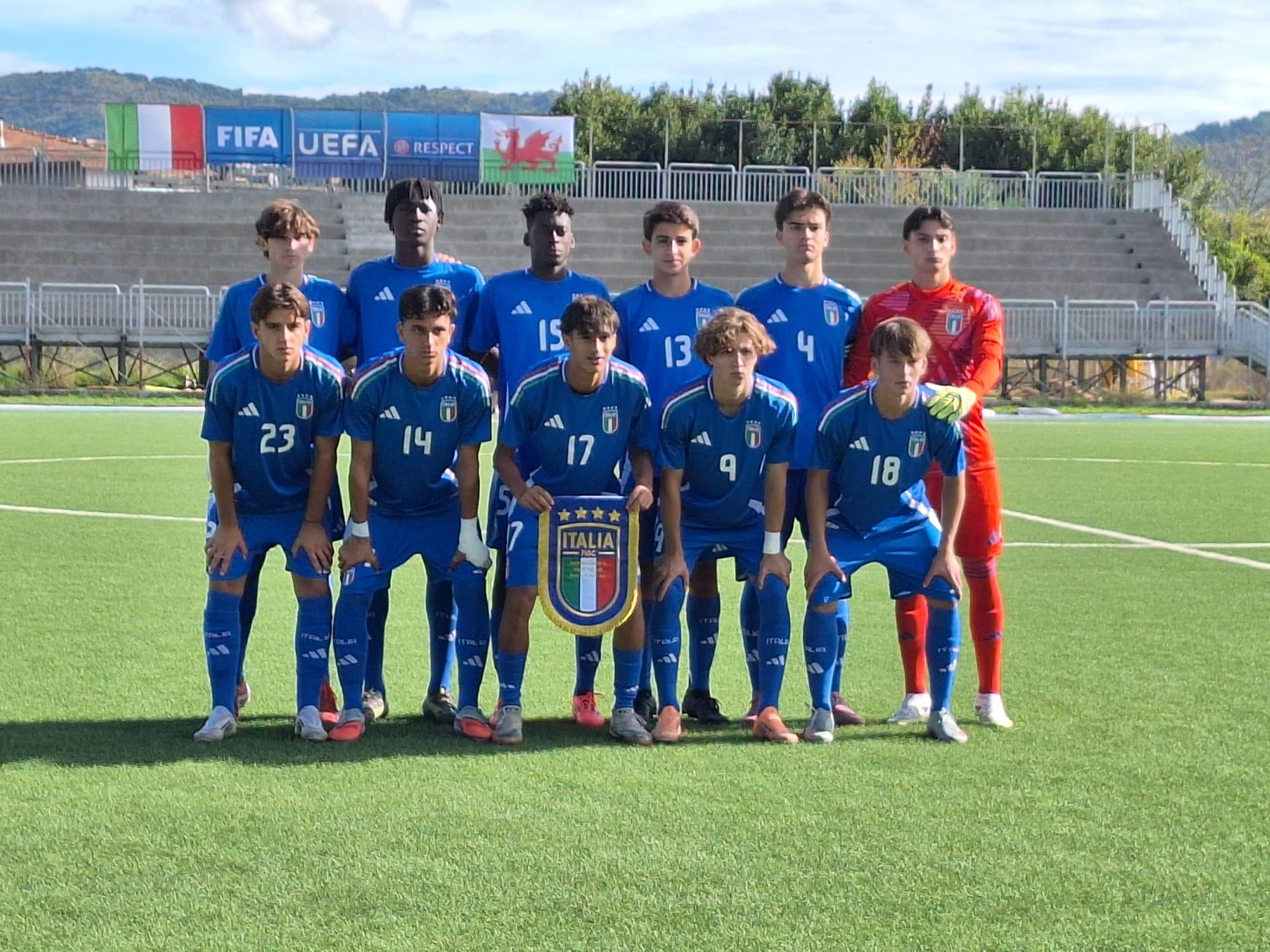 Grande Italia a Ferentino: 3-2 al Galles Under 17. Pasqual: “Bilancio più che positivo”