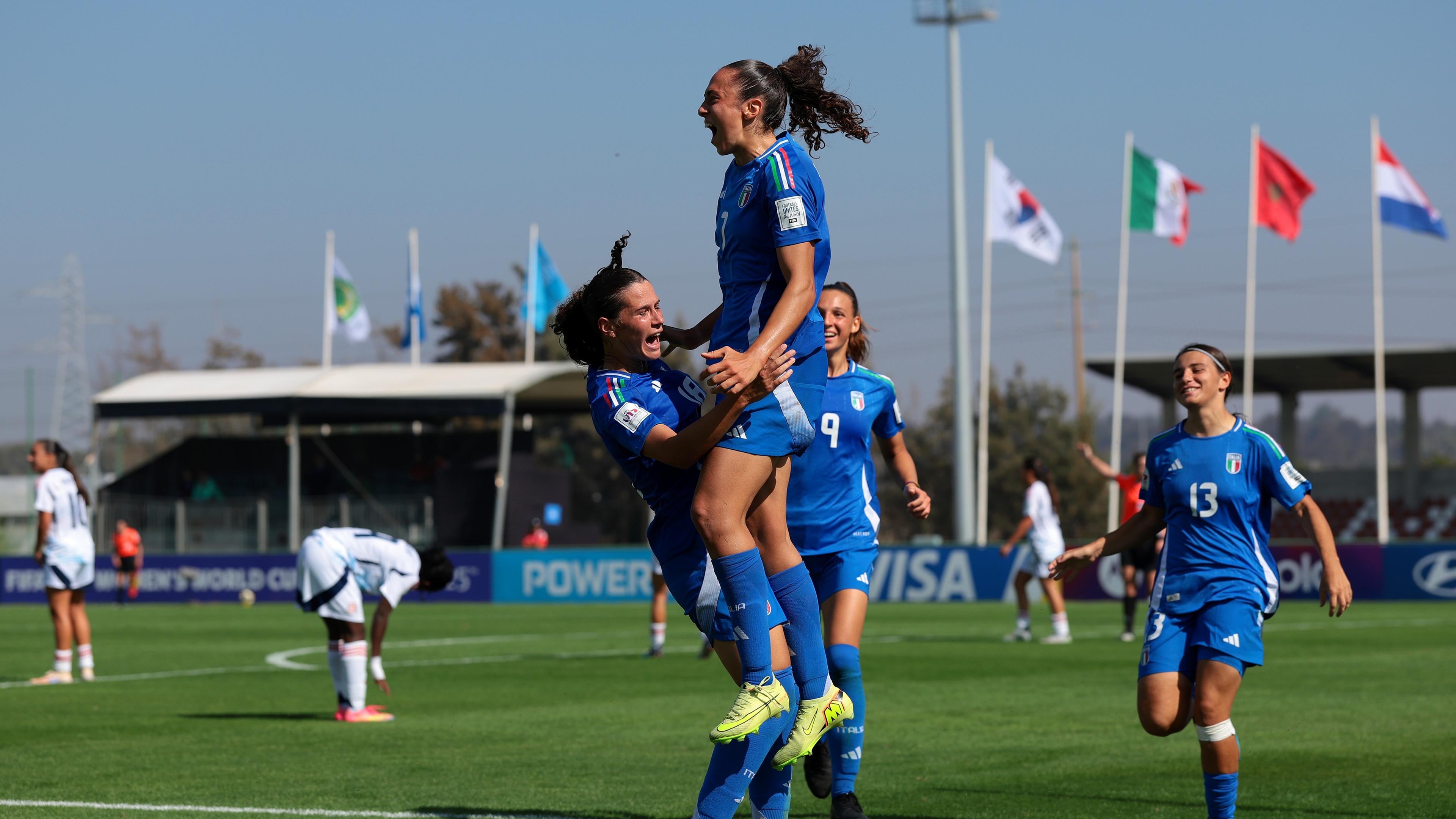 Esordio ok per le Azzurrine al Mondiale femminile Under 17: Costa Rica ko per 3-0
