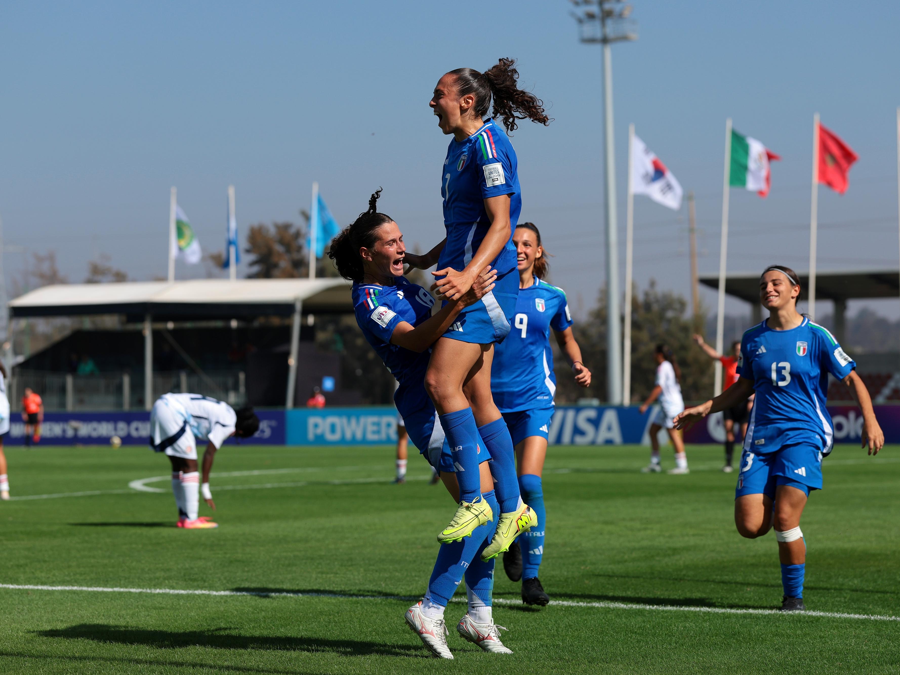 Esordio ok per le Azzurrine al Mondiale femminile Under 17: Costa Rica ko per 3-0