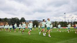 Azzurre in training at Coverciano: Caruso absent, Pandini called up