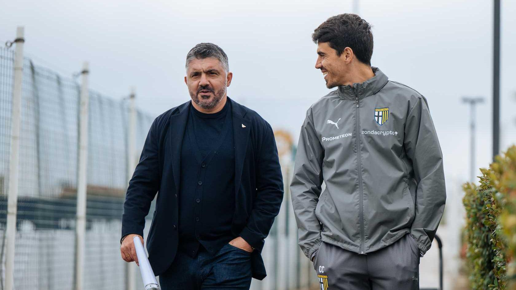 Gattuso continues his tour of Serie A clubs’ training centres: the Azzurri coach visited Parma