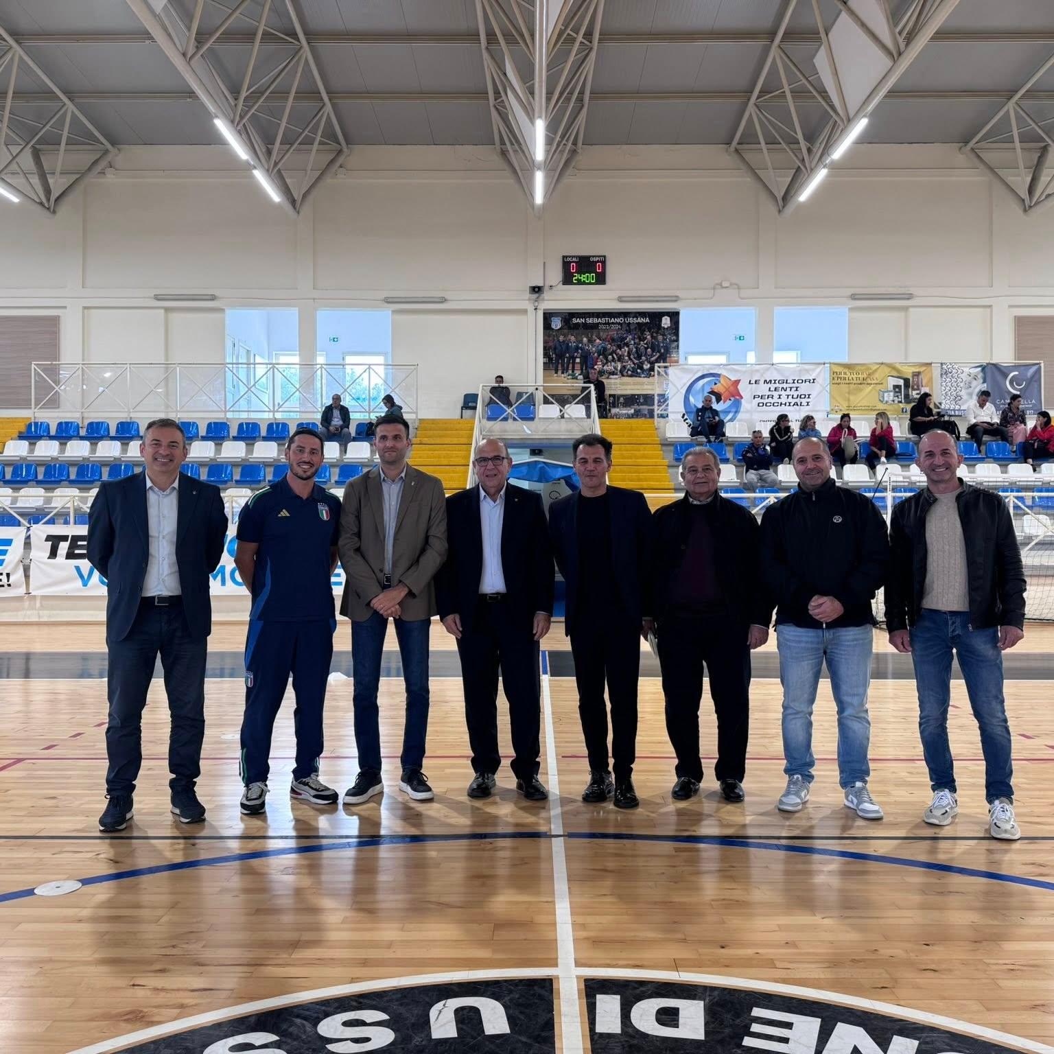 Centri Federali SGS Sardegna, la visita del Segretario nazionale SGS Di Gioia e del Responsabile tecnico del futsal Nitti