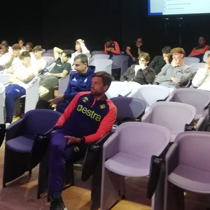 UEFA HatTrick VI: lezione sull'antidoping per i ragazzi della Under 20 della Fiorentina