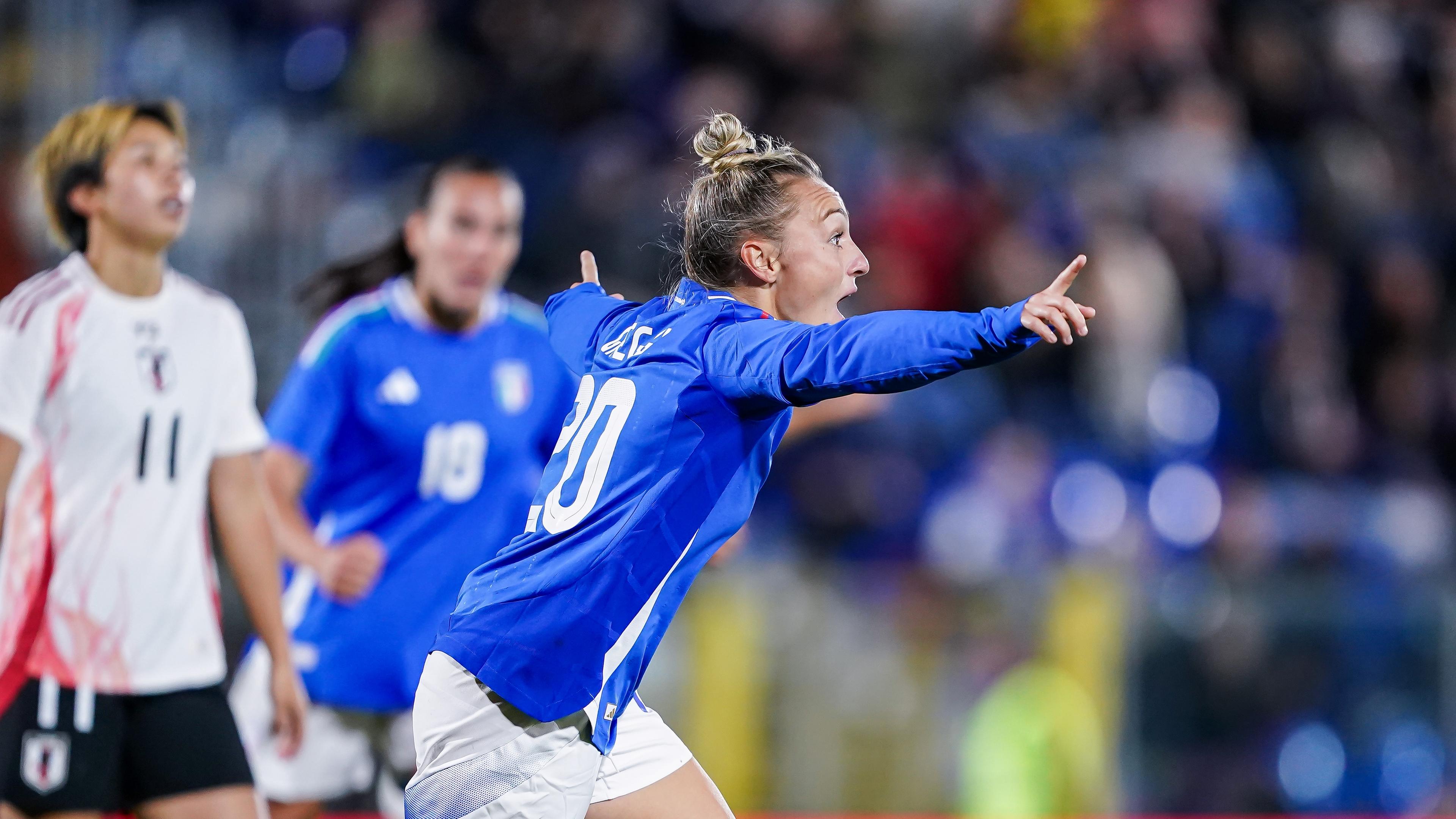 Nazionale Femminile: finisce in parità l'amichevole con il Giappone, in gol Greggi