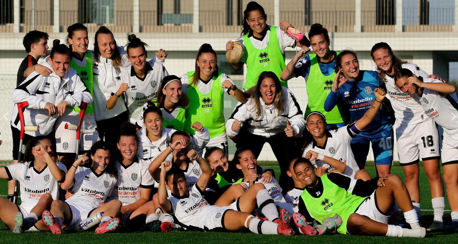 Cesena show, tris al Brescia: romagnole di nuovo prime. Colpo Frosinone in casa della Res Donna Roma