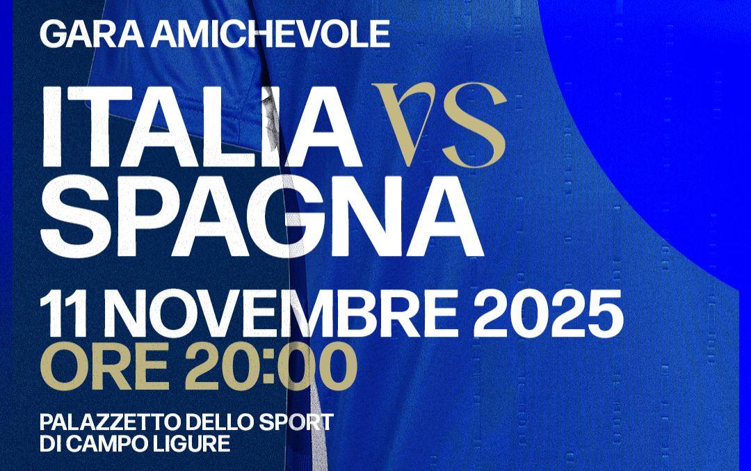 Italia-Spagna, un classico del Futsal europeo martedì prossimo al Palasport di Campo Ligure