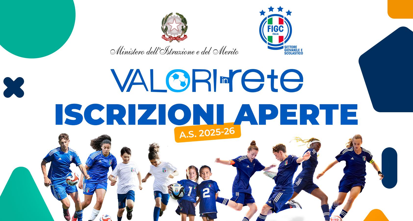 Aperte le iscrizioni a Valori in Rete: sport, inclusione e formazione a scuola