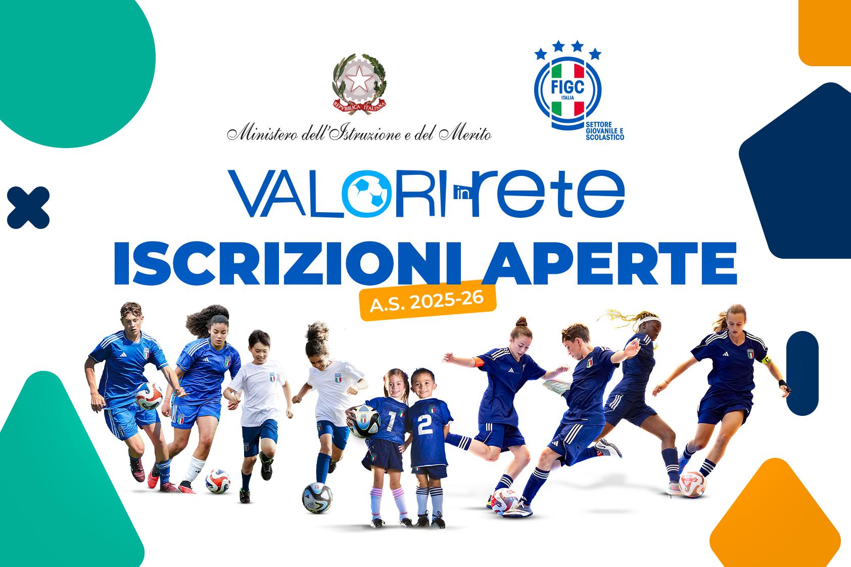 Aperte le iscrizioni a Valori in Rete: sport, inclusione e formazione a scuola