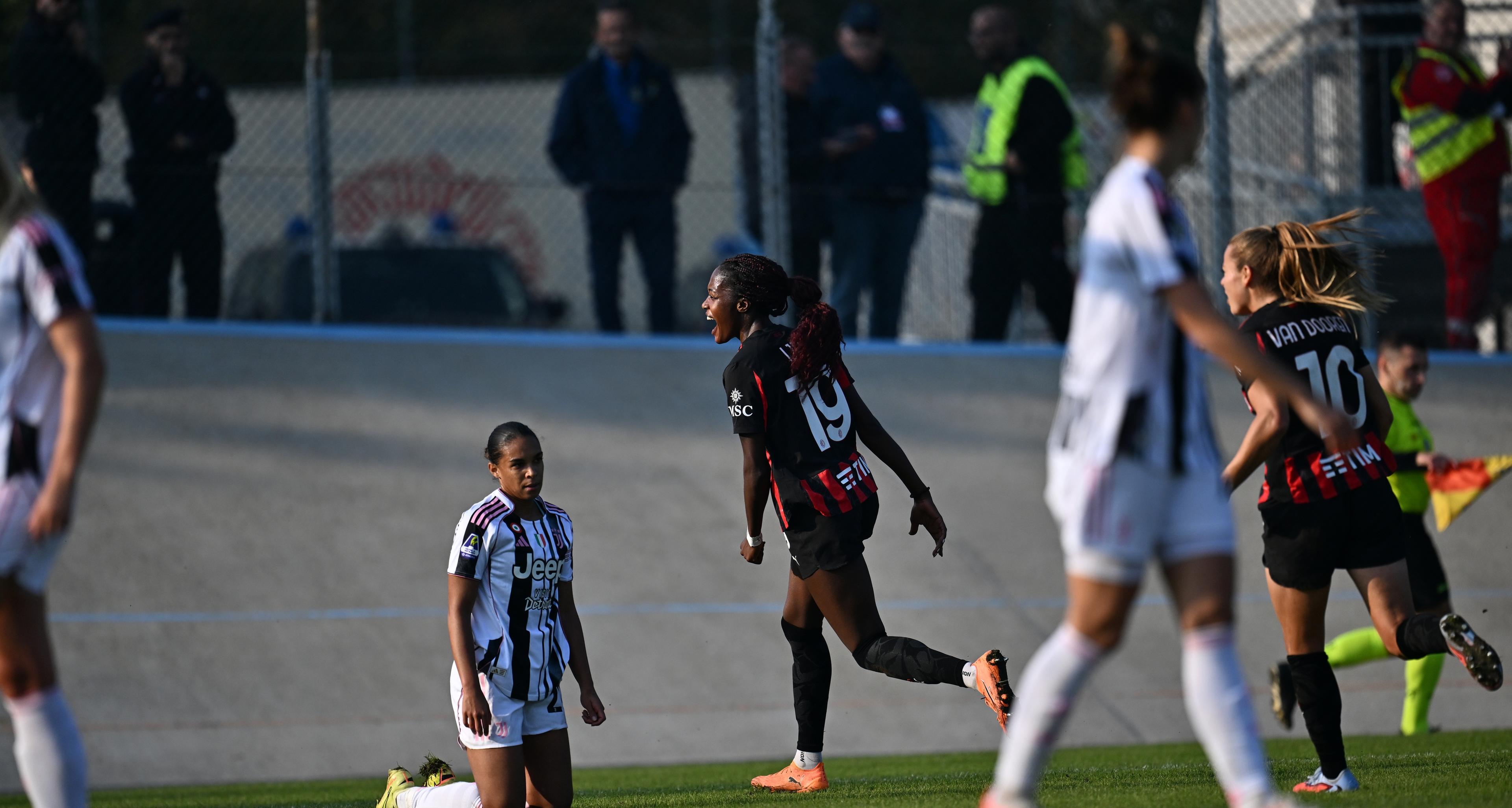 Serie A Women Athora - Milan da applausi: regola 2-1 la Juventus e sale al 3° posto. Inter, da 2-0 a 2-2 col Sassuolo