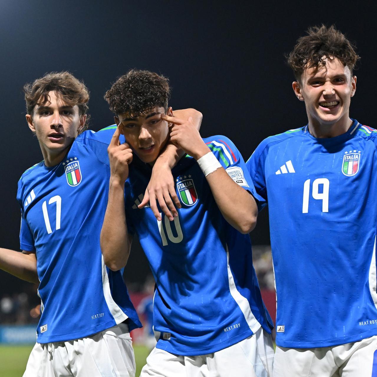 Azzurrini make history in Qatar: 3-1 against South Africa and a perfect record in Group A