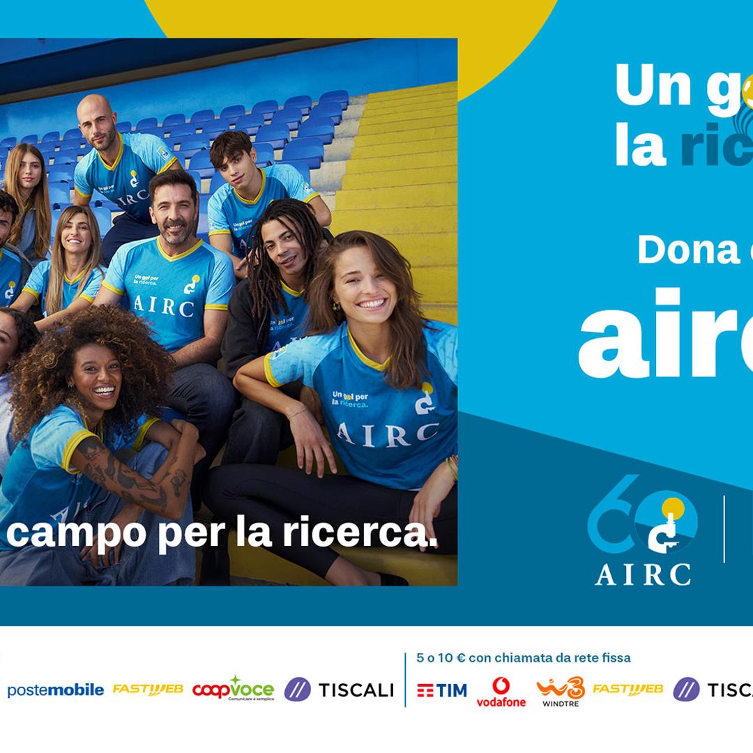Doppio impegno degli Azzurri al fianco di Fondazione AIRC per la ricerca sul cancro