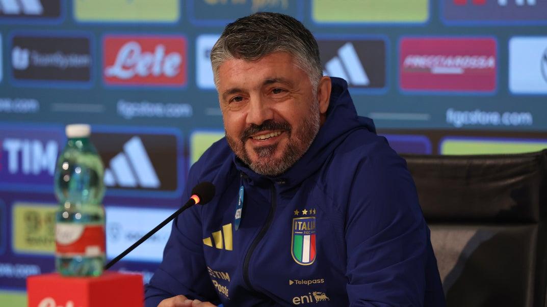 Nazionale A: a Coverciano la conferenza stampa del Ct Gennaro Gattuso