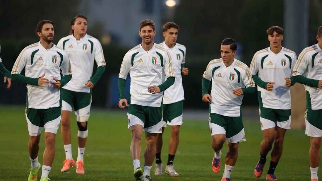 Nazionale A: primo allenamento a Coverciano in vista dei match con Moldova e Norvegia