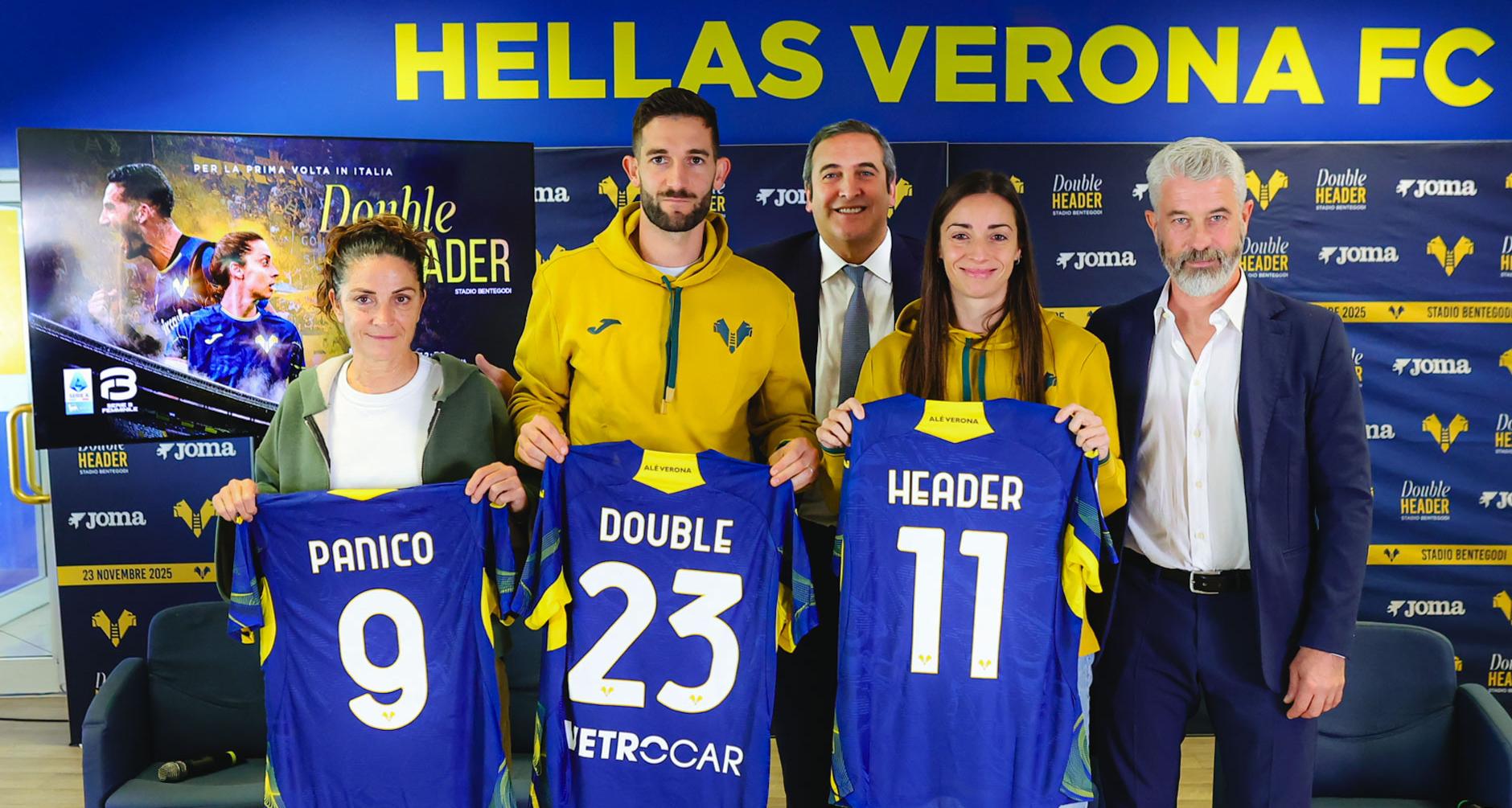Presentata a Verona la ‘Double Header’ del 23 novembre. Tinari: “Ogni calciatrice dovrebbe provare queste emozioni”
