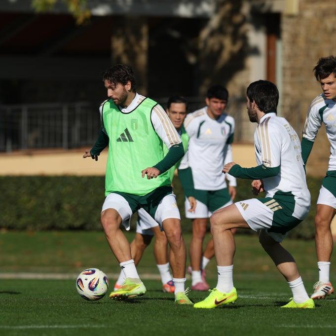Nazionale A: allenamento a Coverciano alla vigilia del match con la Moldova
