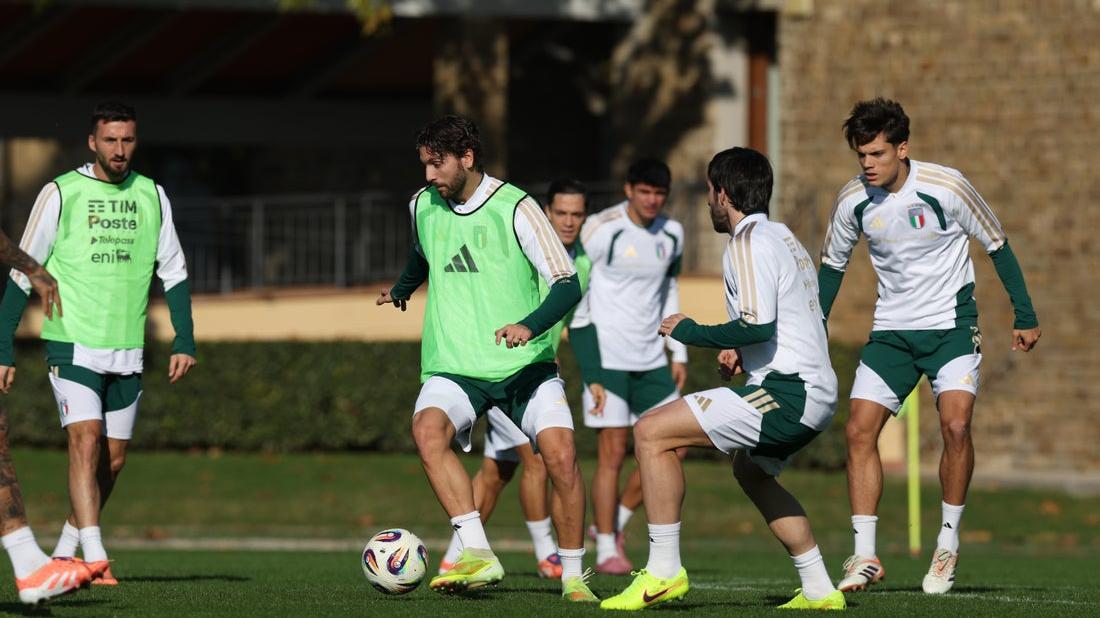 Nazionale A: allenamento a Coverciano alla vigilia del match con la Moldova