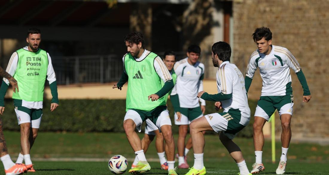 Nazionale A: allenamento a Coverciano alla vigilia del match con la Moldova