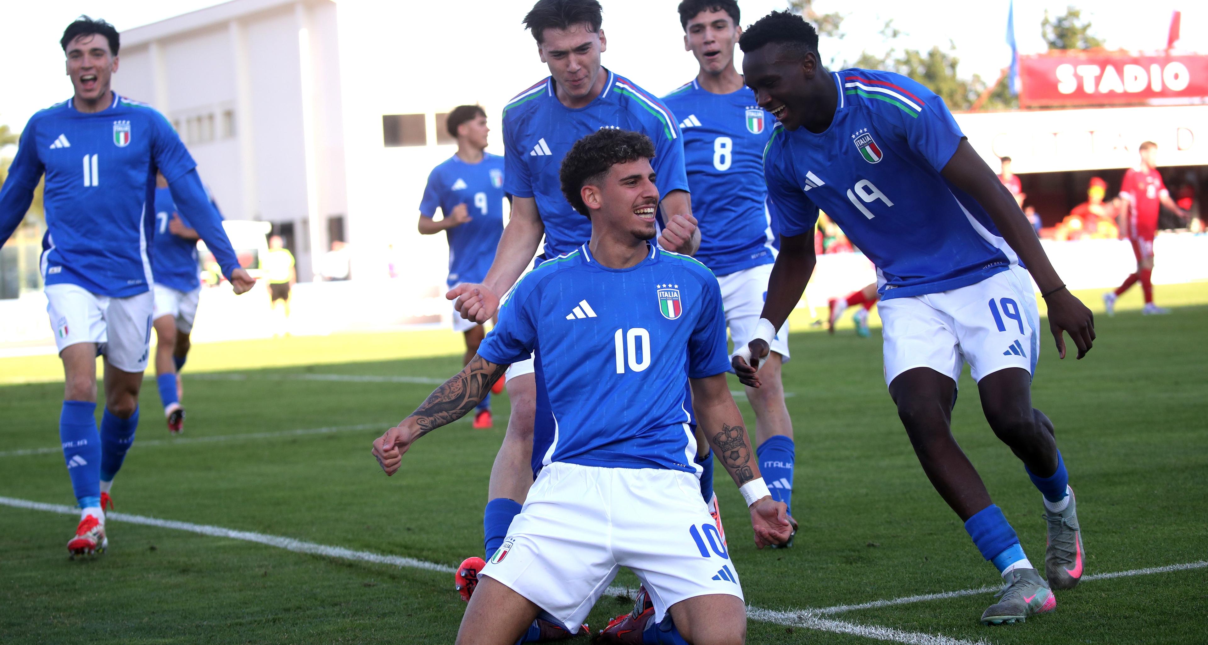Festa ad Acireale: otto gol alla Moldova, il cammino degli Azzurrini nelle qualificazioni europee inizia alla grande