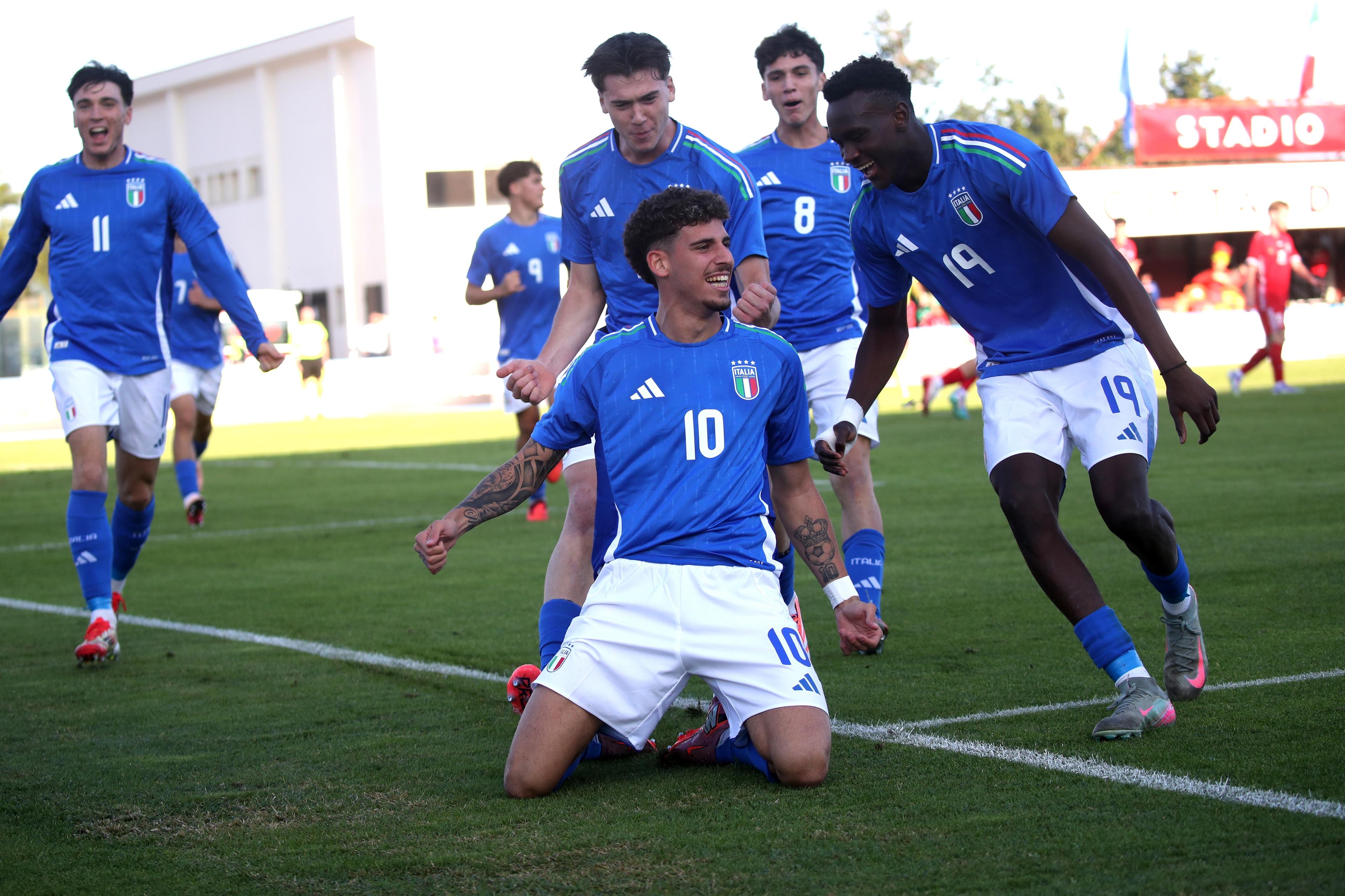Festa ad Acireale: otto gol alla Moldova, il cammino degli Azzurrini nelle qualificazioni europee inizia alla grande