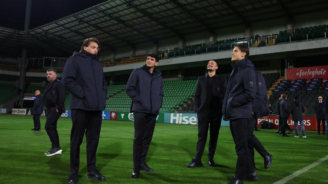 Nazionale A: il walk around degli Azzurri al Zimbru Stadium