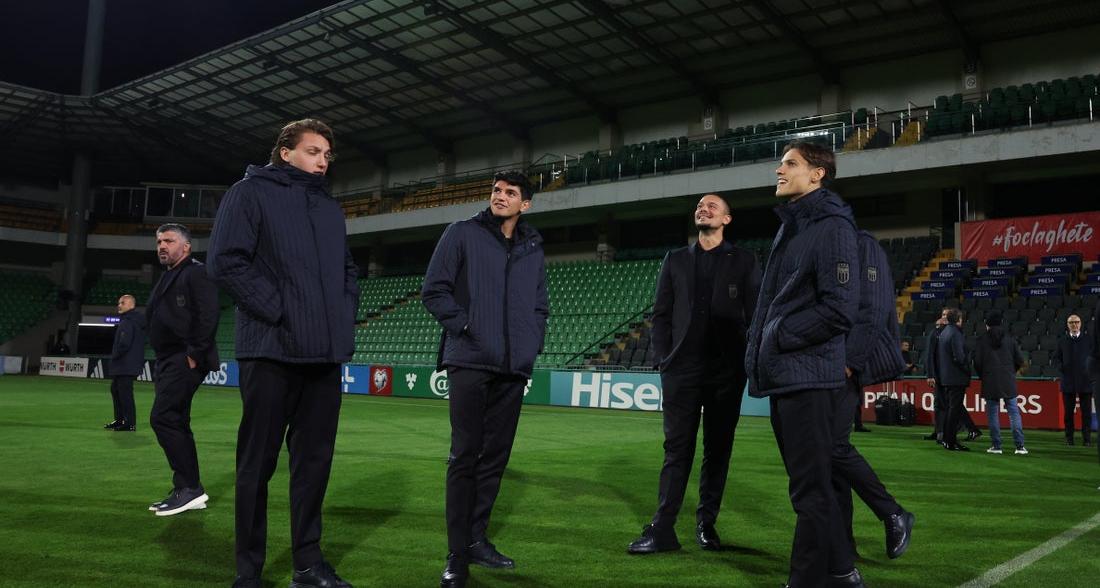 Nazionale A: il walk around degli Azzurri al Zimbru Stadium