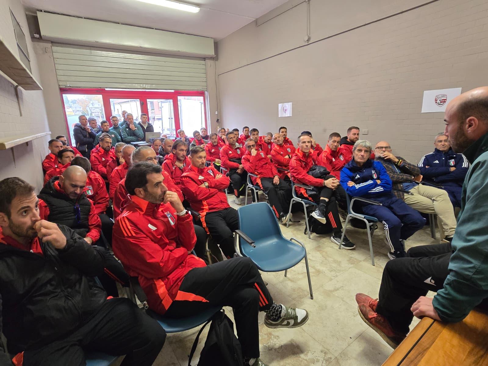 Un giorno di stage al Carpi: gli allievi del corso UEFA A ospiti del club emiliano di Serie C