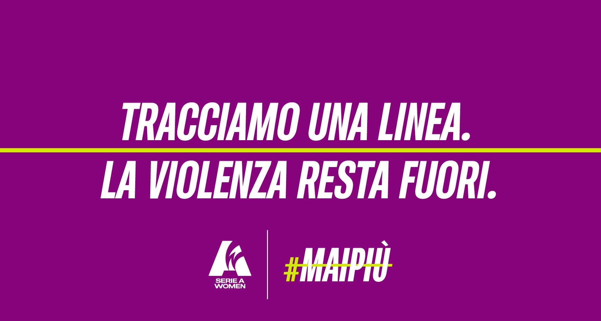 La linea di centrocampo si colora di rosso: tutte le iniziative della Serie A Women per la giornata contro la violenza di genere